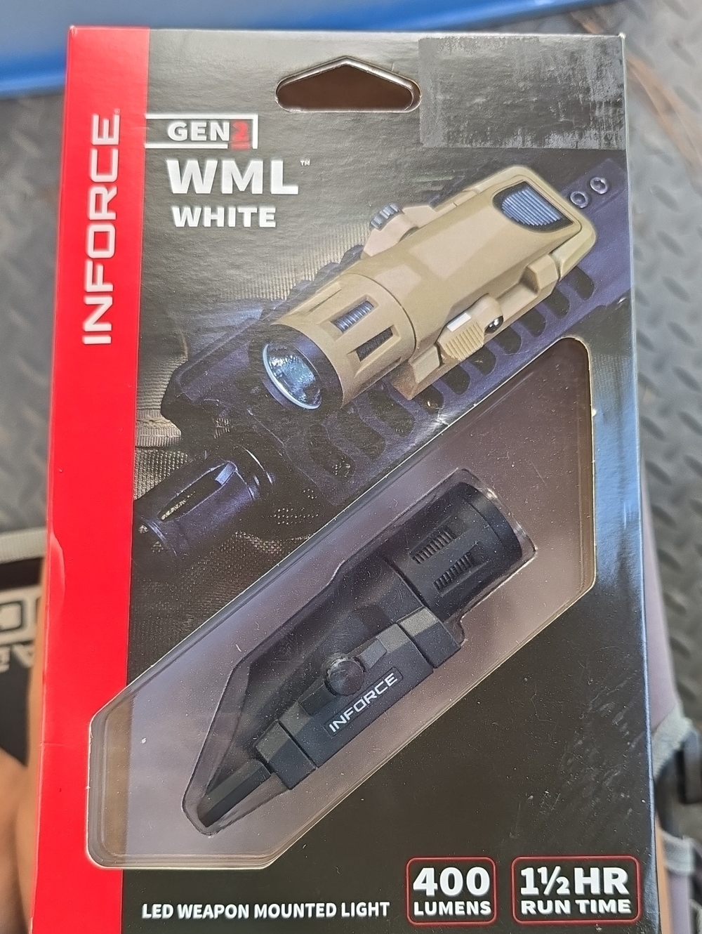 WML GEN3 Weapon Mounted Light - Black
